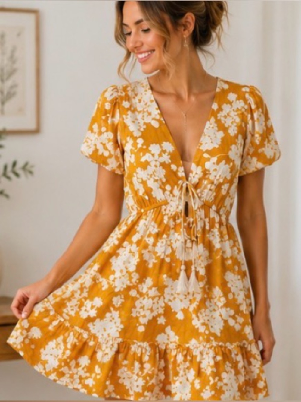 Gently used, mini dress, worn once, flirty, summer dress, fall dress